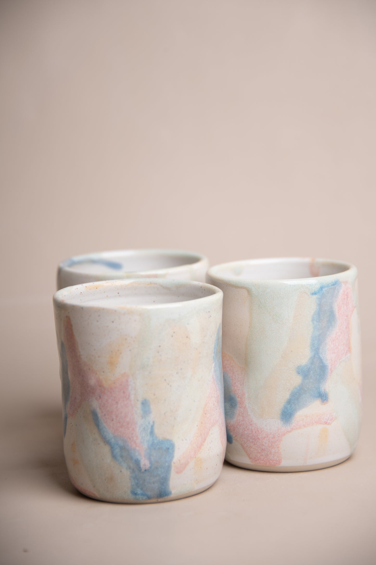 Dimple Cup | Marble Winter