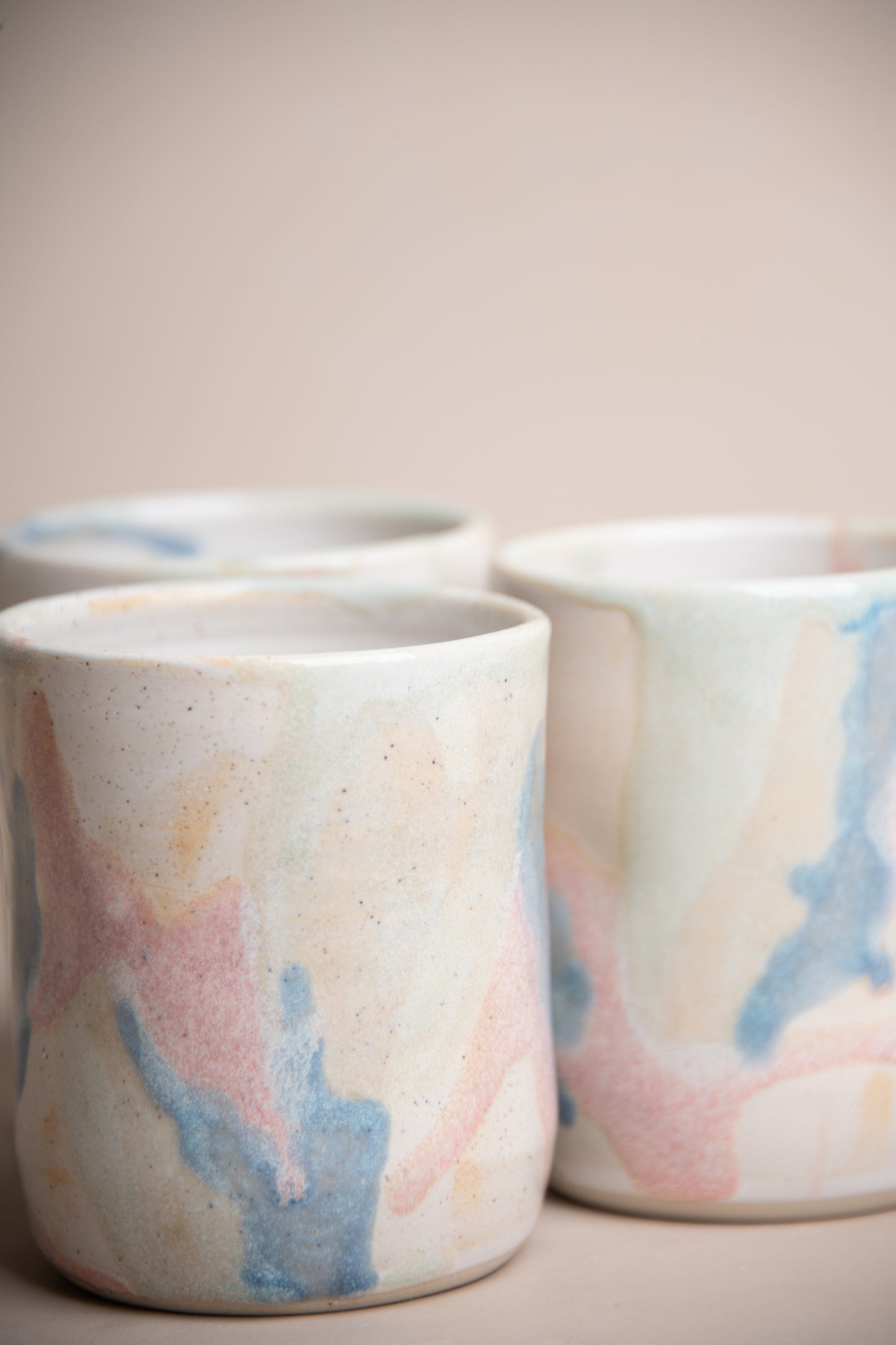 Dimple Cup | Marble Winter