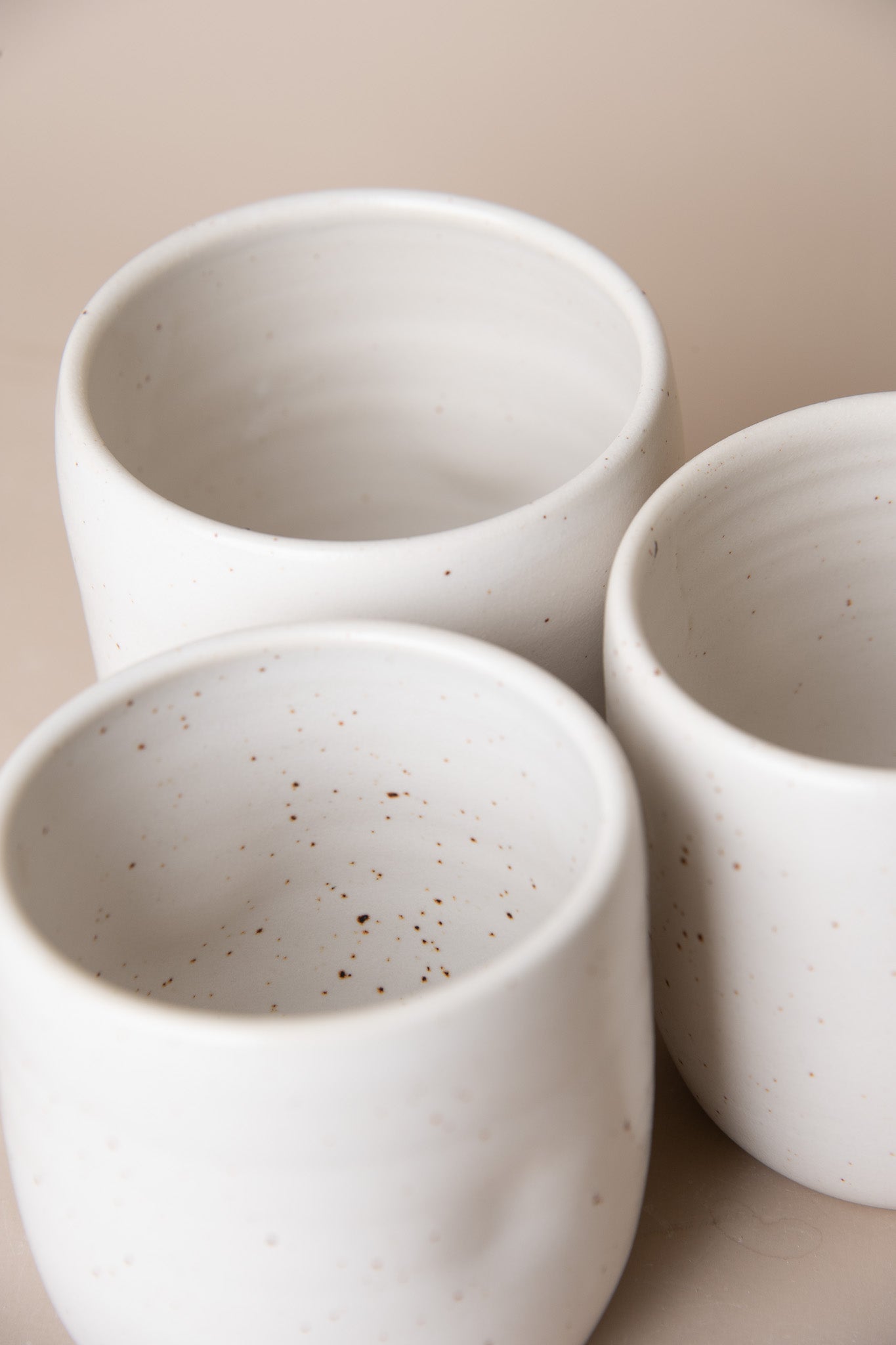 Dimple Cup | White Speckle