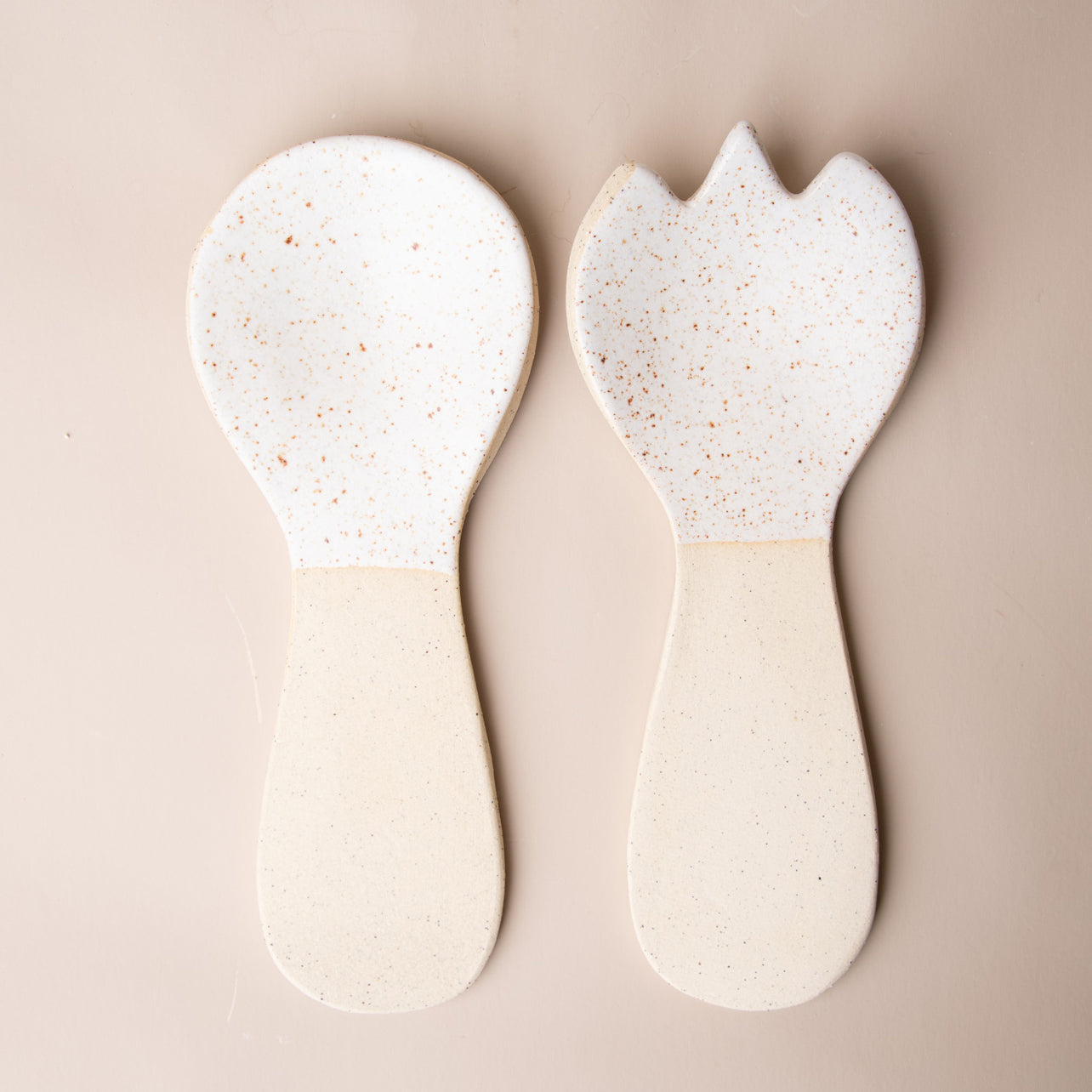 Salad Servers | White